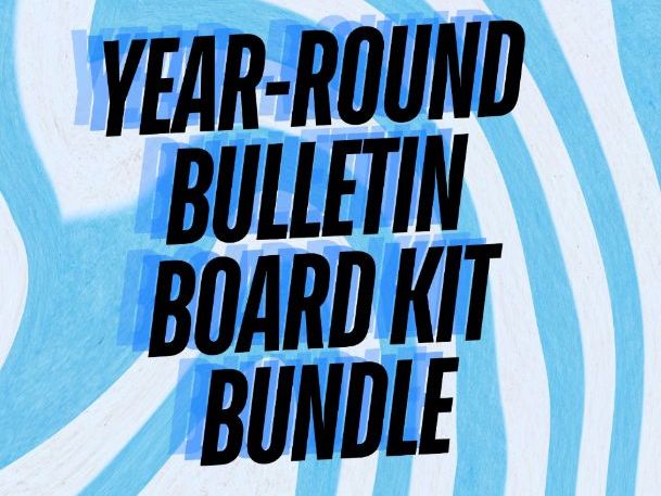 Year-Round Bulletin Board Kit Bundle - 7 Interactive Themes