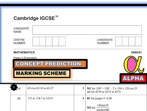 IGCSE Maths 0580 Paper 4 (Extended) May/June 2026 PREDICTION