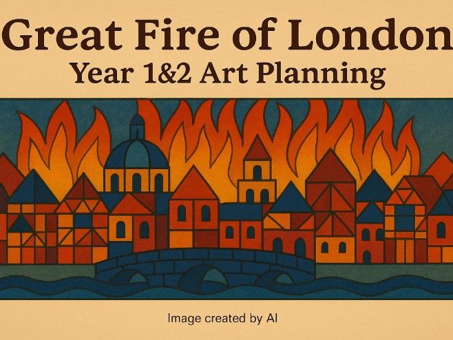 Year 1&2 Great Fire of London 6 Week Art Medium Term Plan