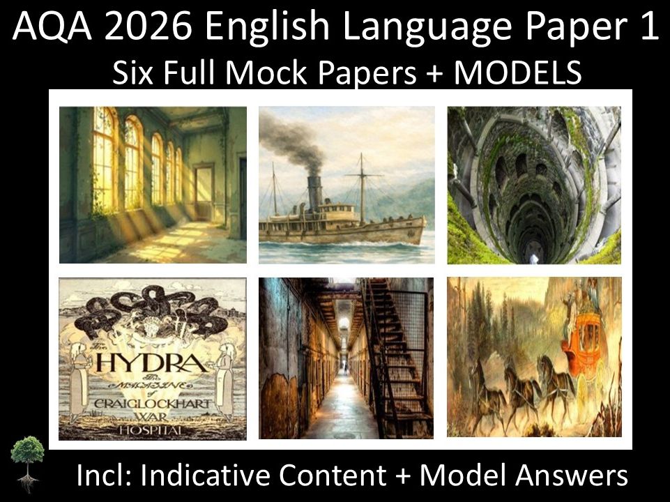 Six 2026 AQA English Language Paper 1 Mocks | Models