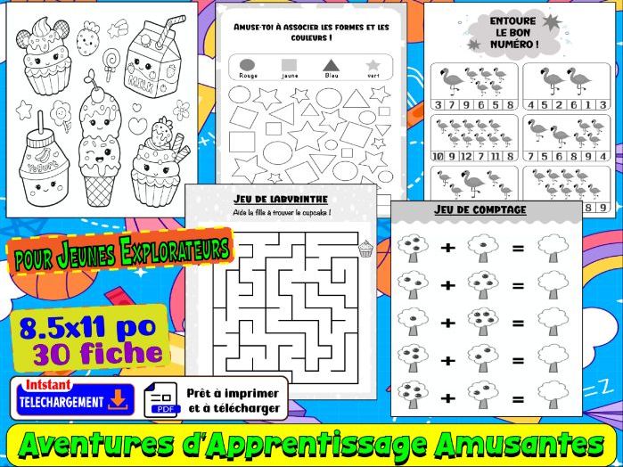 Aventures d’Apprentissage Amusantes pour Jeunes Explorateurs
