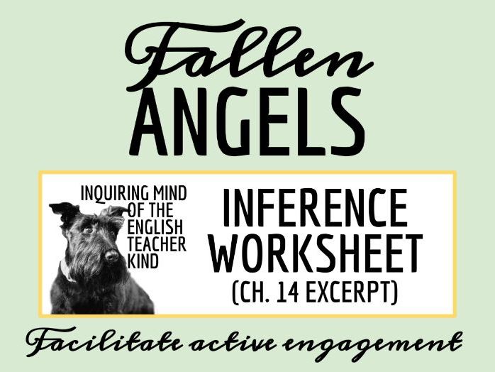 Fallen Angels by Walter Dean Myers Chapter 14 Close Reading Analysis Worksheet