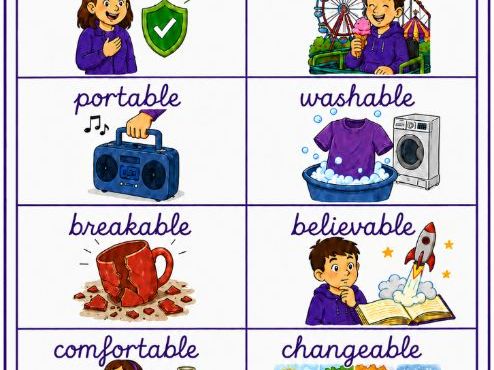 Year 5 EAL Spelling Poster - Autumn Week 2