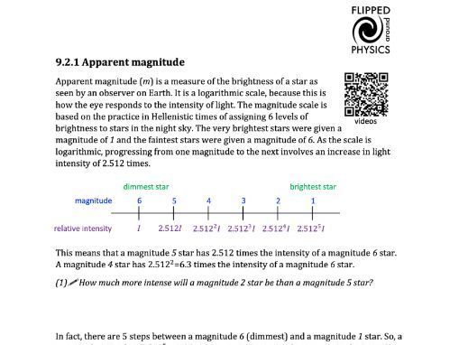 Apparent magnitude