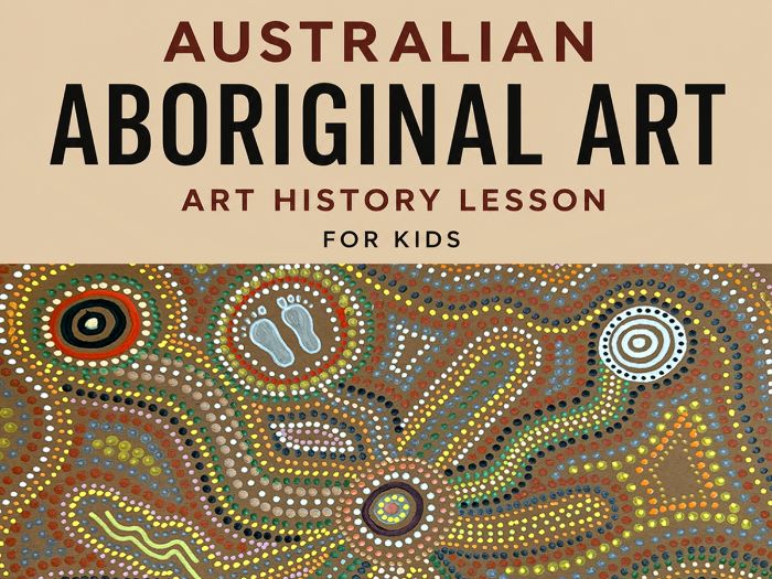 Australian Aboriginal Art Lesson with Dot Painting Project
