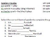 German present tense verbs worksheet