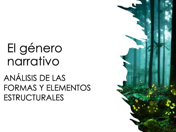 Powerpoint análisis elementos estructurales del género narrativo