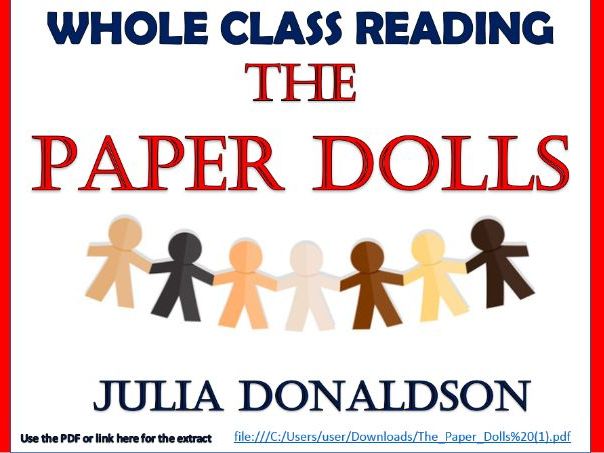 The Paper Dolls - Whole Class Reading Session!