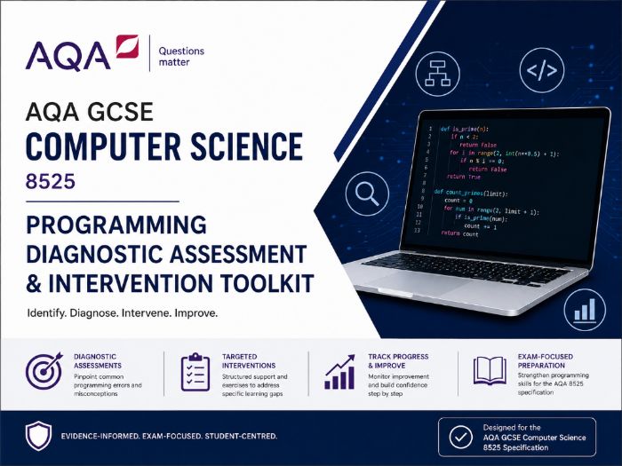 AQA GCSE Computer Science 8525 Programming Diagnostic Assessment & Intervention Toolkit