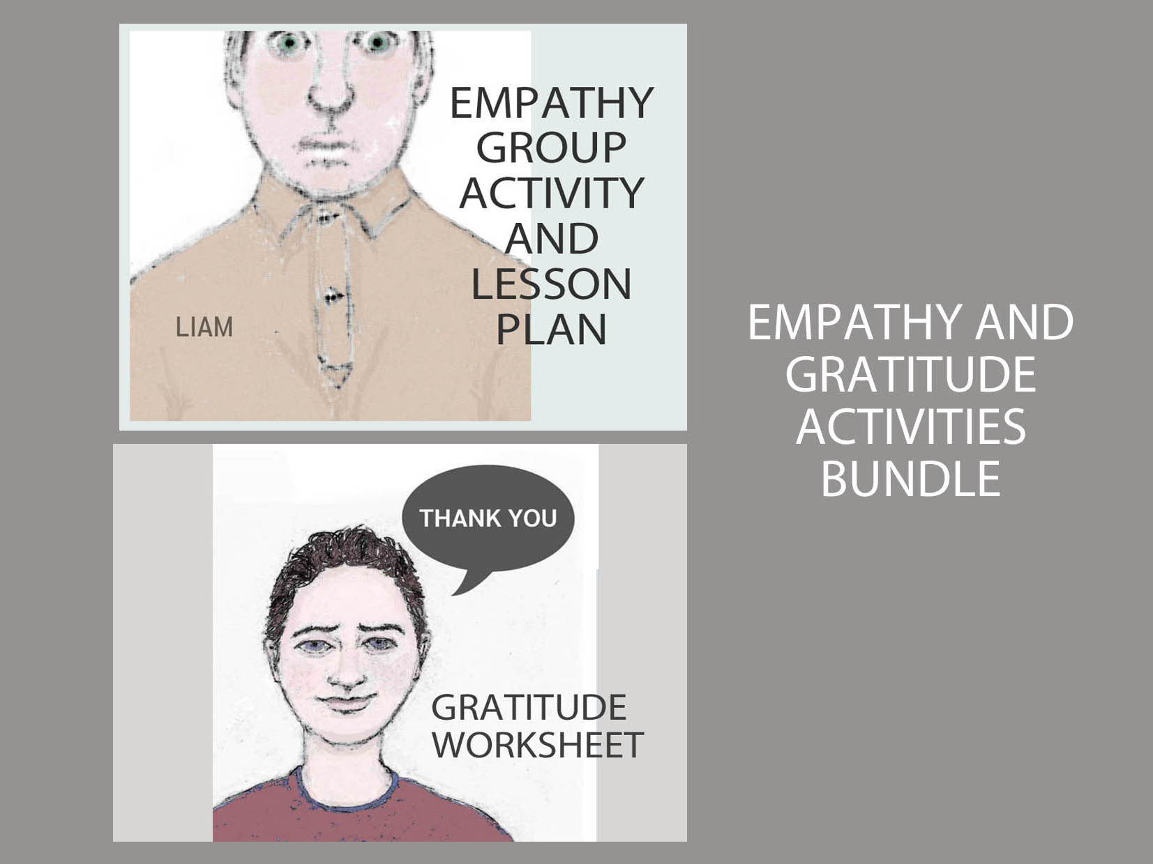 Empathy and Gratitude Activities Bundle (US)