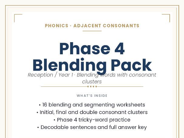Phase 4 Phonics