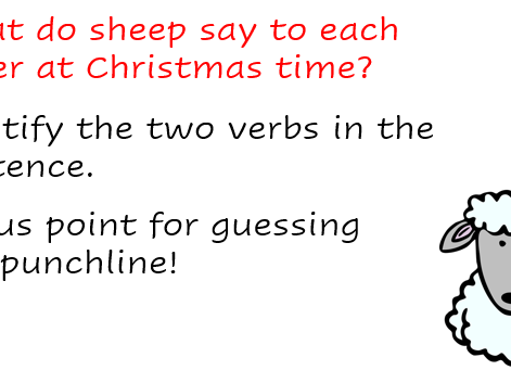 Christmas quizzes - grammar and maths