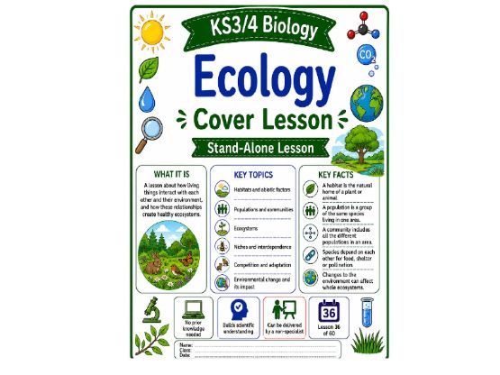 Ecology cover lesson Biology (L36)