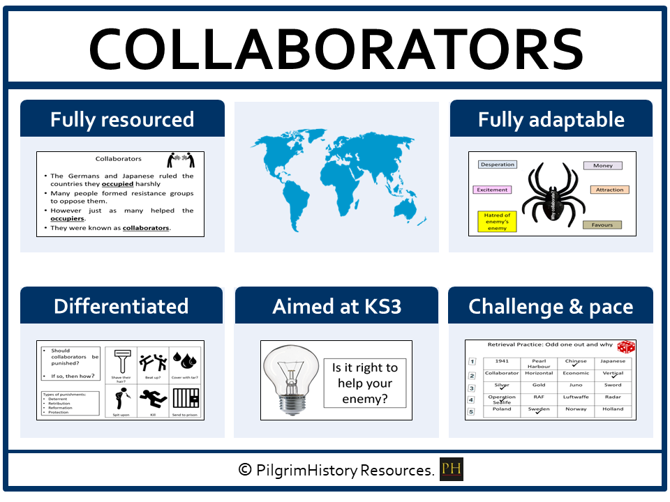 KS3 History: Collaboration in World War 2 - Was it ever justified?