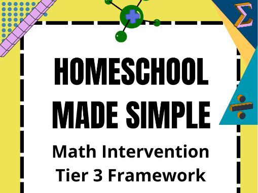 Tier 3 Math Intervention Framework | Grades 9th-12th