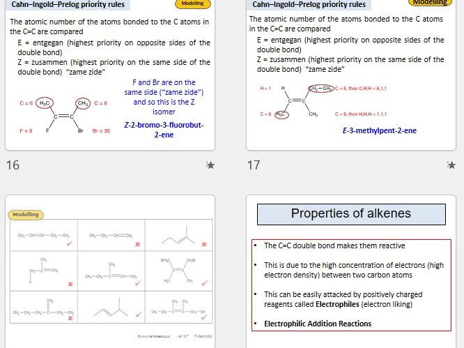 Year 12 - Alkenes