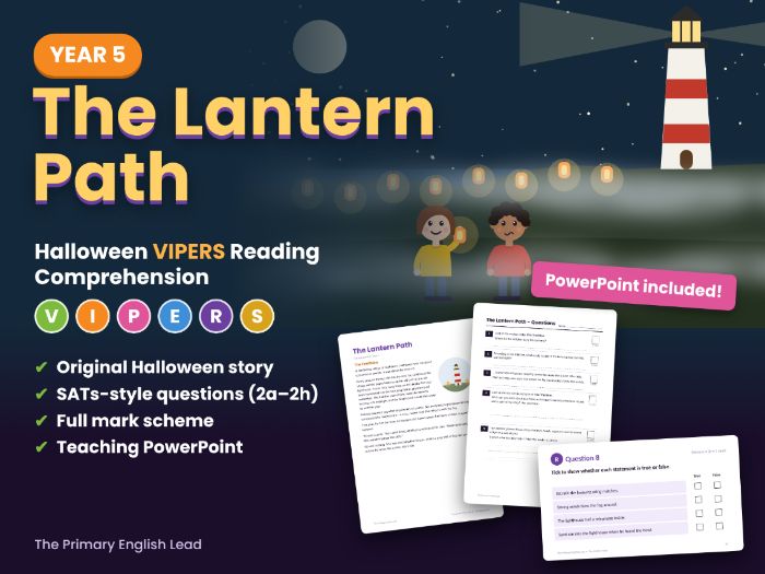 Year 5 Halloween VIPERS Reading Comprehension