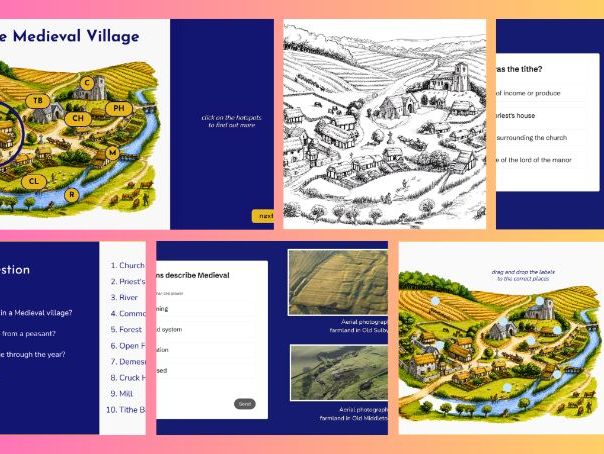 KS3/Common Entrance Medieval Realms - A Medieval Village: Interactive Introduction