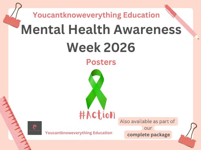 Mental Health Awareness Week 2026 Posters