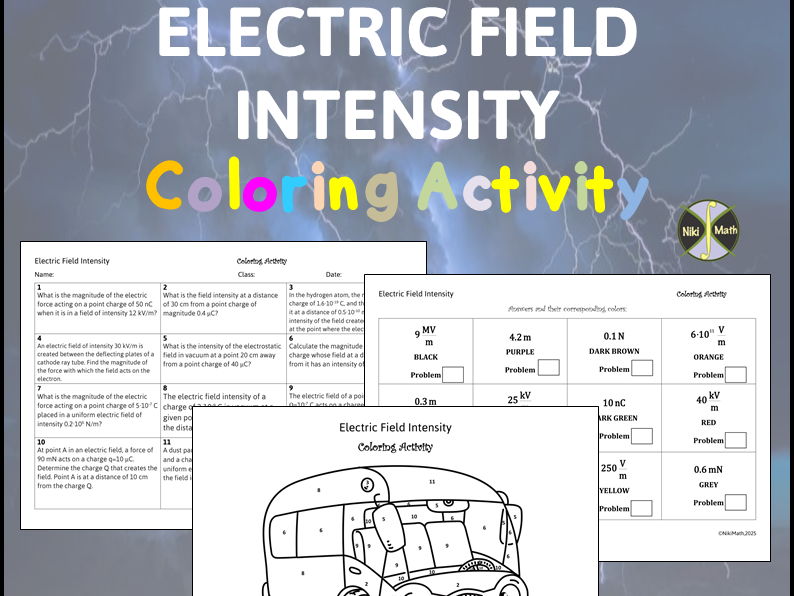 Physics: Electrostatics-Electric Field Intensity-Color by Code+typed solutions