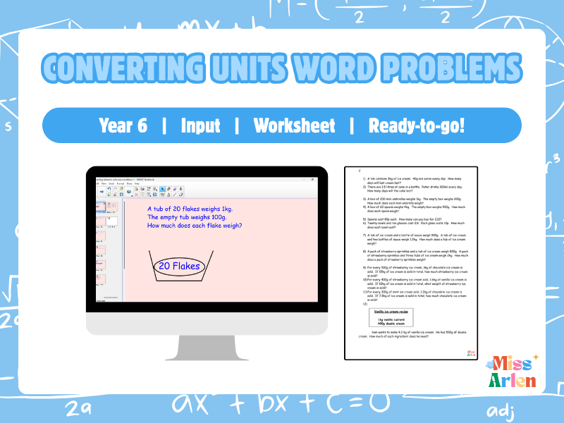 Year 6 Converting Units Word Problems