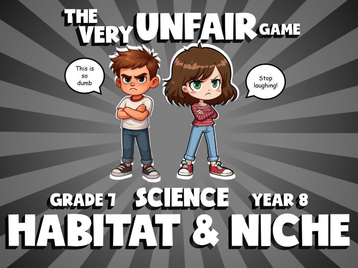 Habitat & Niche VERY UNFAIR GAME | No-Prep Year 8 Science Review Activity
