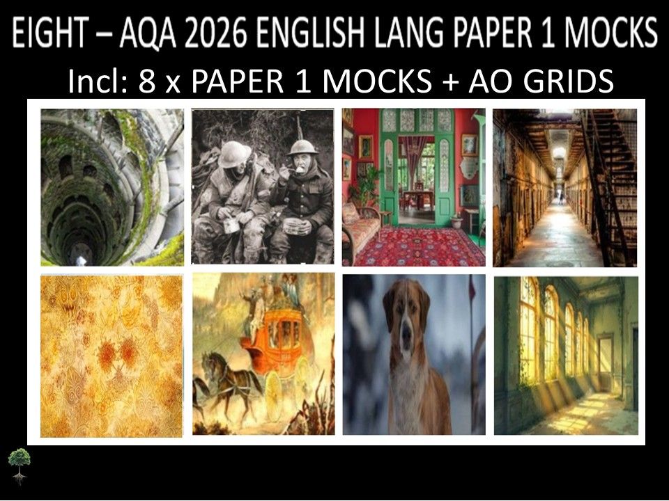 EIGHT - AQA PAPER 1 | 2026 FULL MOCKS | AO GRIDS