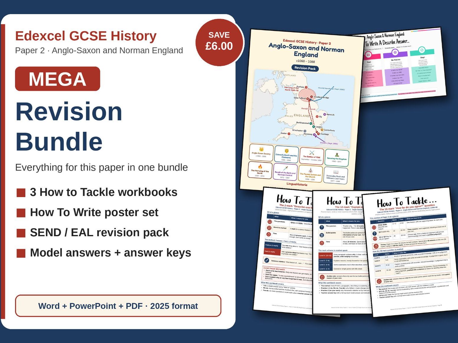 Edexcel GCSE Anglo-Saxon Norman MEGA Bundle