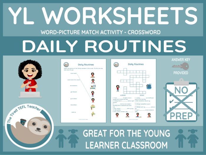 ESL Daily Routines Activities