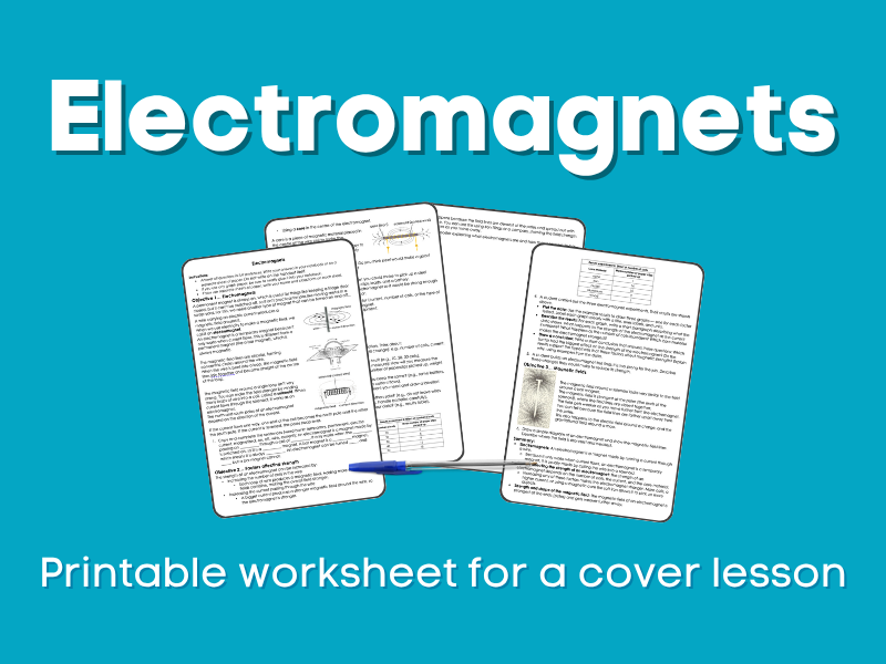 Electromagnets Cover lesson