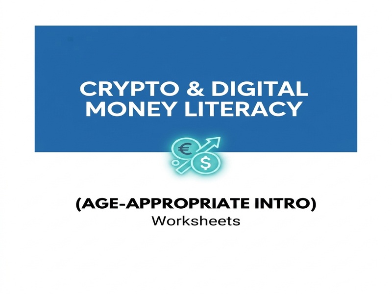 Crypto & Digital Money Literacy (Age-Appropriate Intro) Worksheet