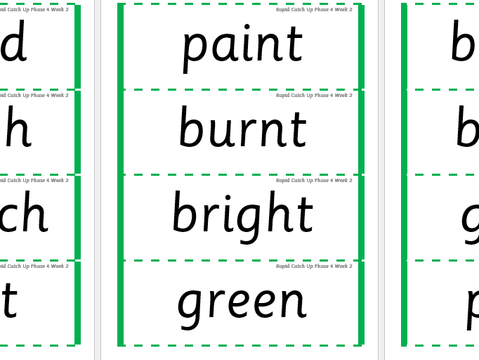 Rapid Catch Up Phase 4 Week 2 (Supports Little Wandle)