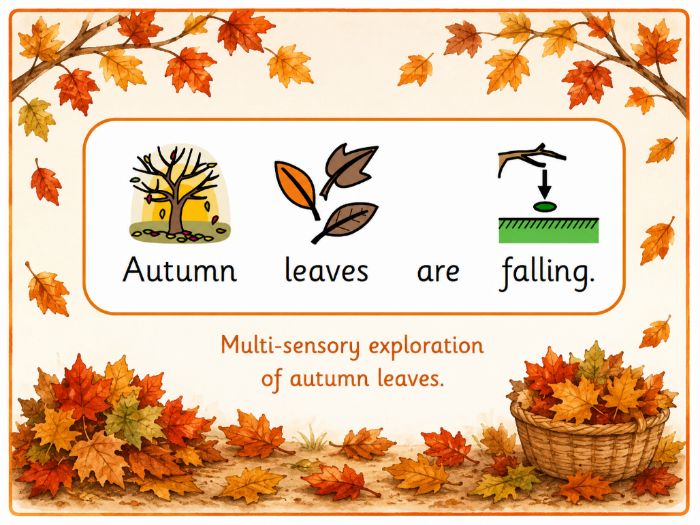 Autumn Leaves Sensory Story