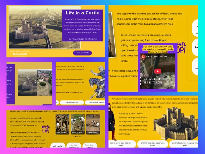 KS3 Medieval Realms: Life in a Castle - Interactive History Roleplay