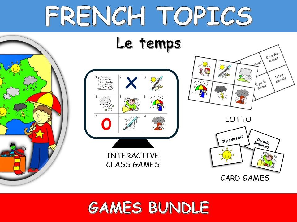 FRENCH TOPICS: LE TEMPS-GAMES BUNDLE