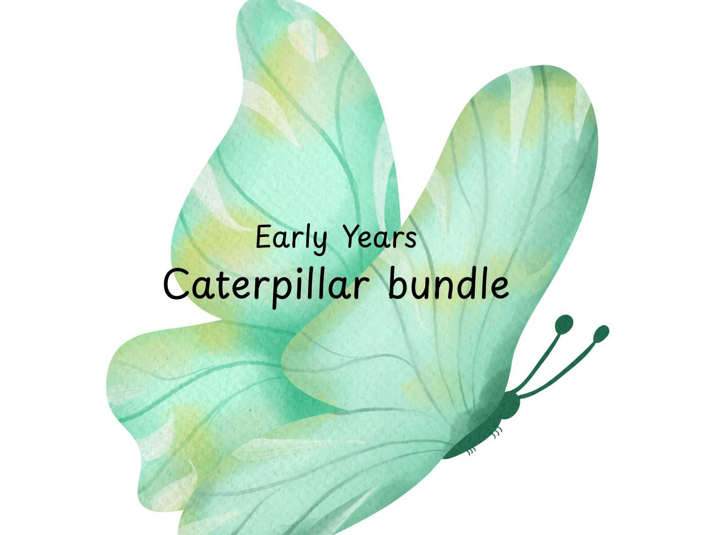 caterpillar and butterfly themed early years resources