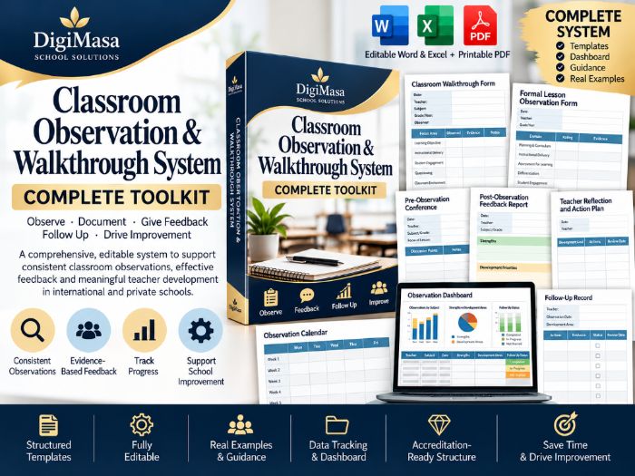 Lesson Observation & Learning Walks Toolkit | School Leadership & Teacher Feedback