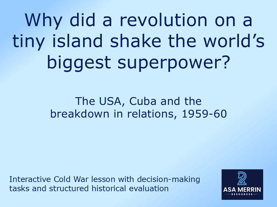The Cuban Revolution: Why Did US–Cuban Relations Collapse in 1959–60? (GCSE Cold War)