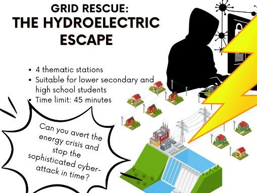 Cybersecurity Escape Room: Hydroelectric Power & Grid Rescue (KS3/KS4 Computing)