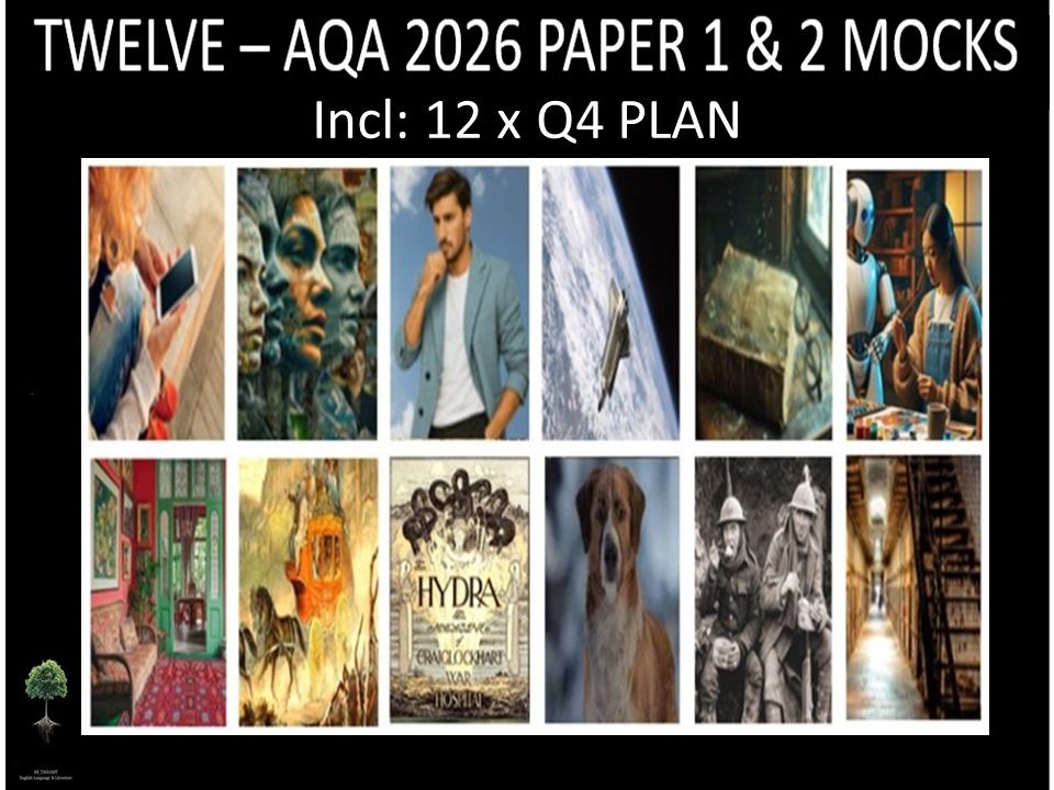 TWELVE - AQA PAPER 1 & 2 | 2026 FULL MOCKS | Q4 PLAN