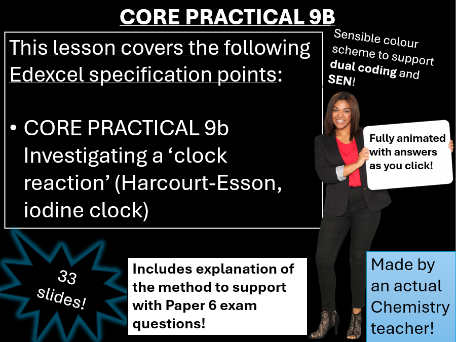 Core Practical 9B | Edexcel International A2 Chemistry (click for video preview)