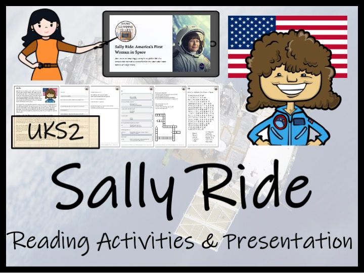 Sally Ride Reading Comprehension Activities | Year 5 or Year 6