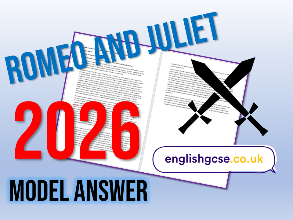 Romeo and Juliet 2026 Model Answer