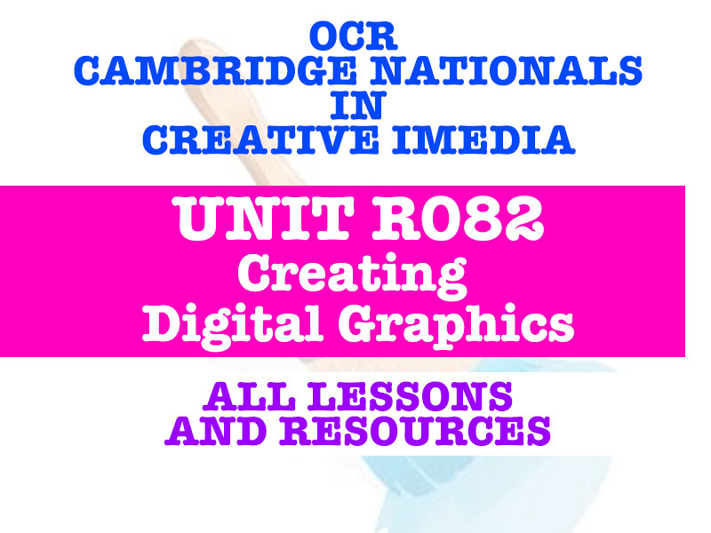 Creative iMedia OCR - R082 CREATING DIGITAL GRAPHICS - EVERY LESSON + RESOURCES!