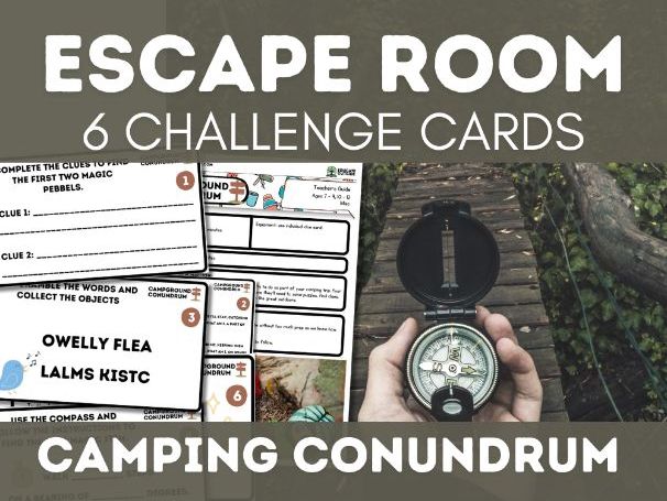 Outdoor Escape Room: Camping Adventure Puzzle Game for Ages 7–12 | Summer Camp
