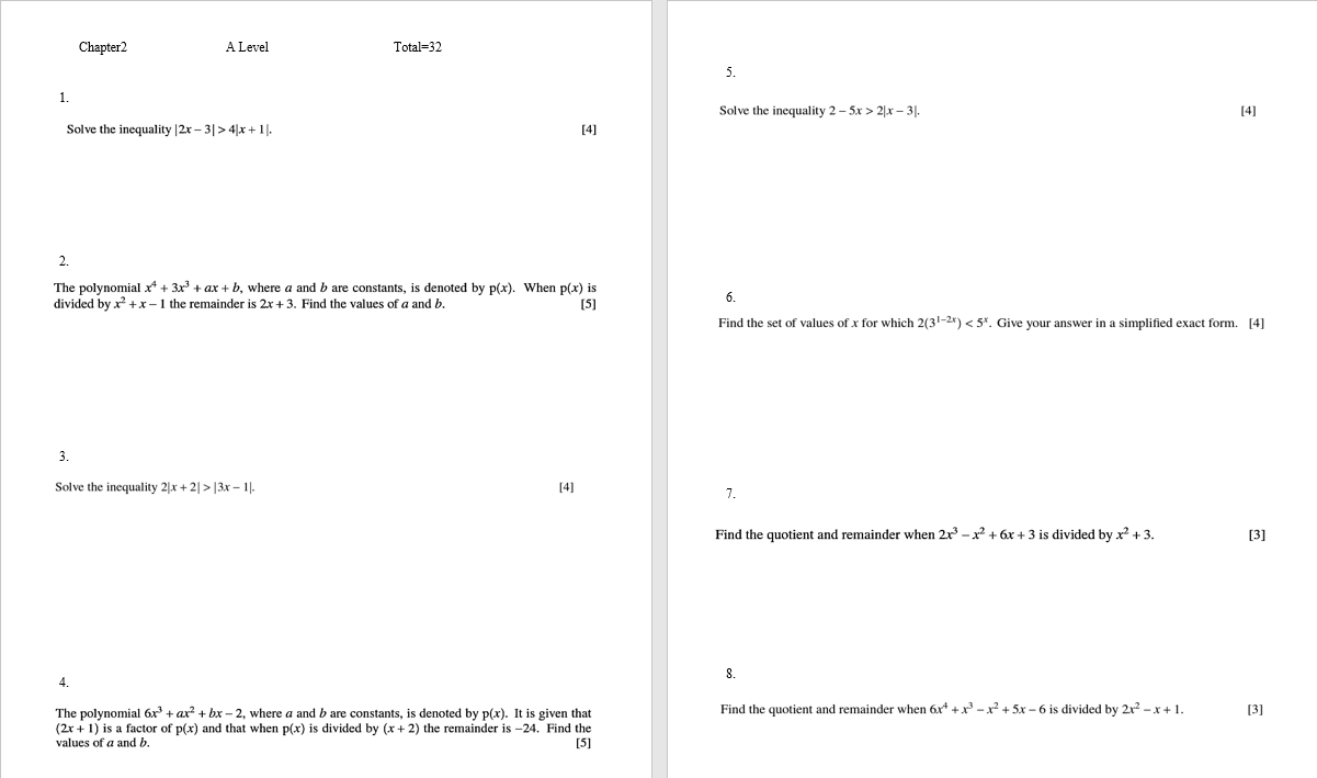 Cambridge International AS & A Level Mathematics (9709) Topic question ...