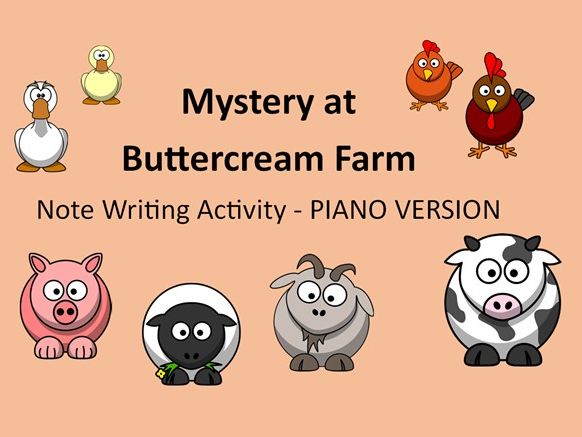Mystery at Buttercream Farm - Piano Version