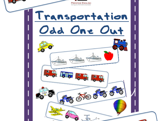 Transportation Odd One Out | Worksheet