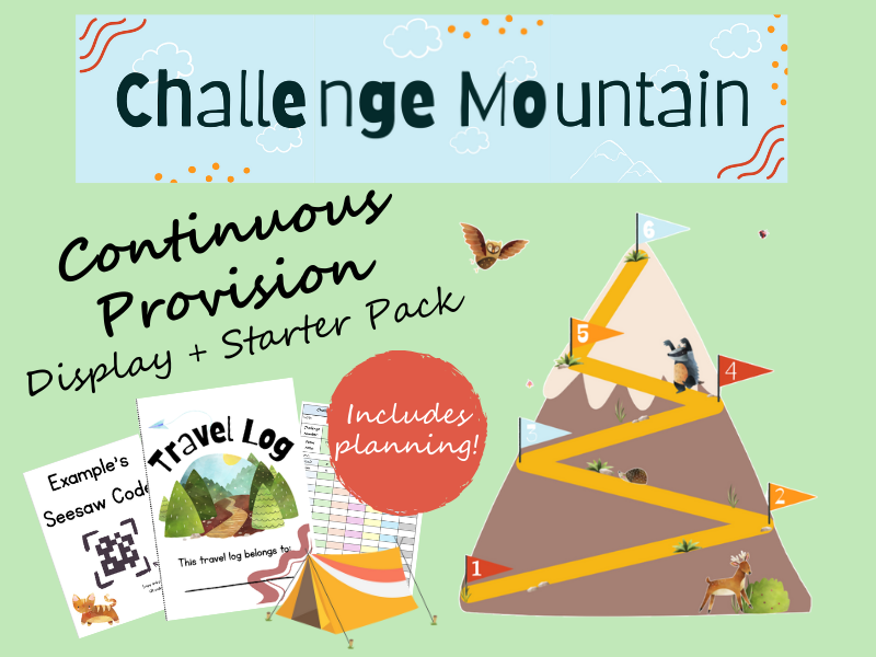 Continuous Provision - Challenge Mountain (Display + Starter Pack)