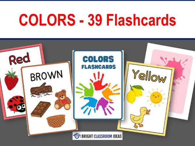 Colors - 39 Flashcards